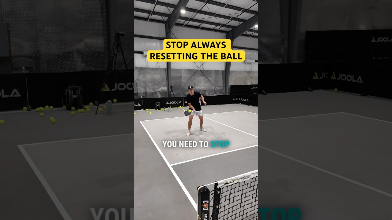 Stop always resetting the ball at mid court. Do this instead 🔥