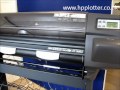 DesignJet 1050 & DesignJet 1055 load media roll - HP Plotter | 01256 783390