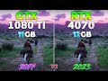 GTX 1080 Ti vs RTX 4070 - Test in 10 Games