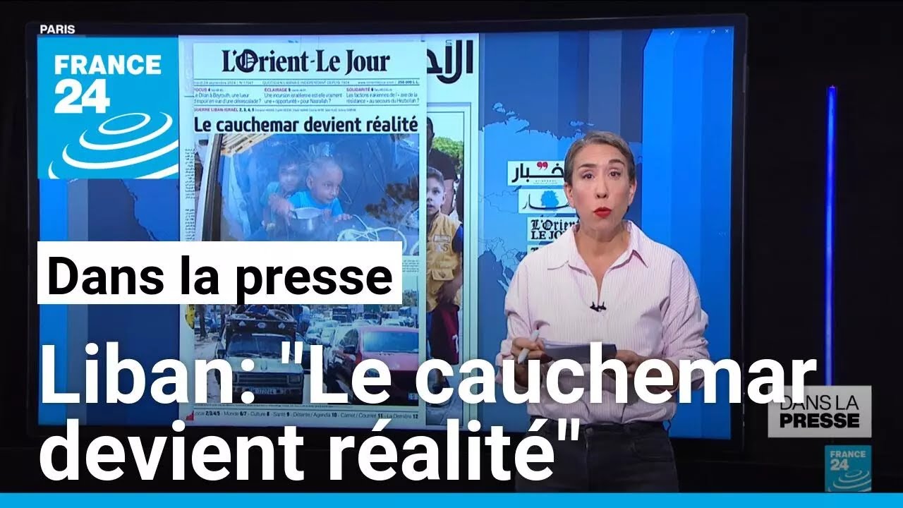 Liban: "Le cauchemar devient réalité" • FRANCE 24