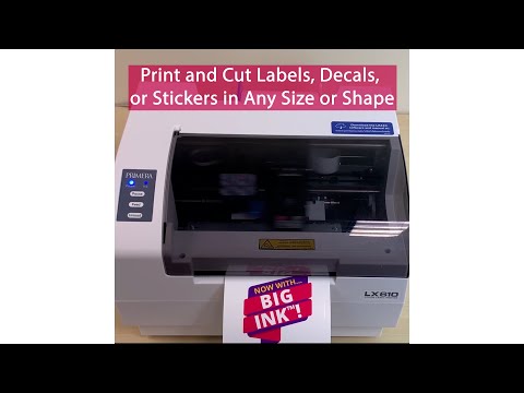 LX610 Color Label Printer: Print & Cut Any Shape and Size Label for your Marketing Department – Primera Technology. 