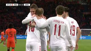 Возвращение в сборную и гол Кристиана Эриксена в матче Нидерланды — Дания
