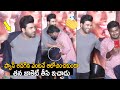 Sharwanand gives his jacket to his fan at Maha Samudram trailer launch event