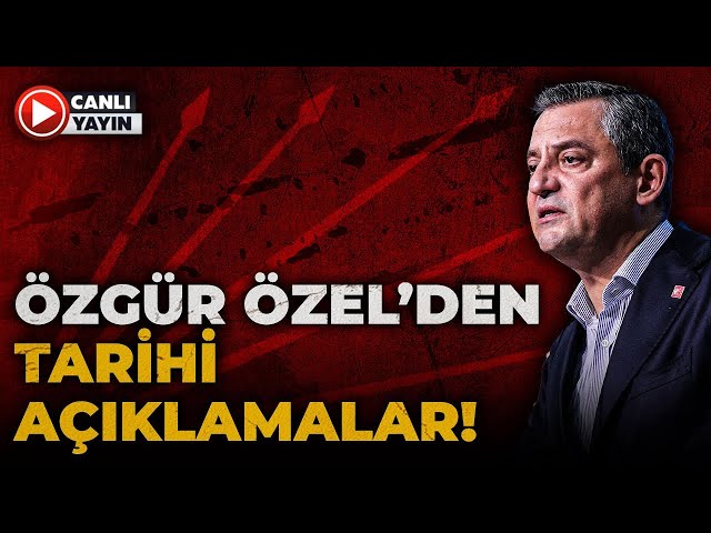#CANLI Özgür Özel'den tarihi açıklamalar! Mahşeri kalabalık Kartal'da Ekrem İmamoğlu için meydanda!