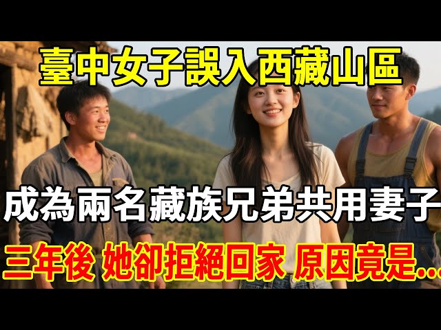 臺中女子誤入西藏山區，成為兩名藏族兄弟共用妻子，三年後 她卻拒絕回家 原因竟是...#民间故事 #故事頻道 #熱門