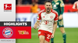 Guerreiro’s Goal Makes The Difference! | Bayern München — Union Berlin | Highlights | Bundesliga