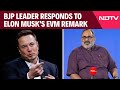 Elon Musk Politics | Sweeping Generalisation: BJP Leader Responds To Elon Musks EVM Remark
