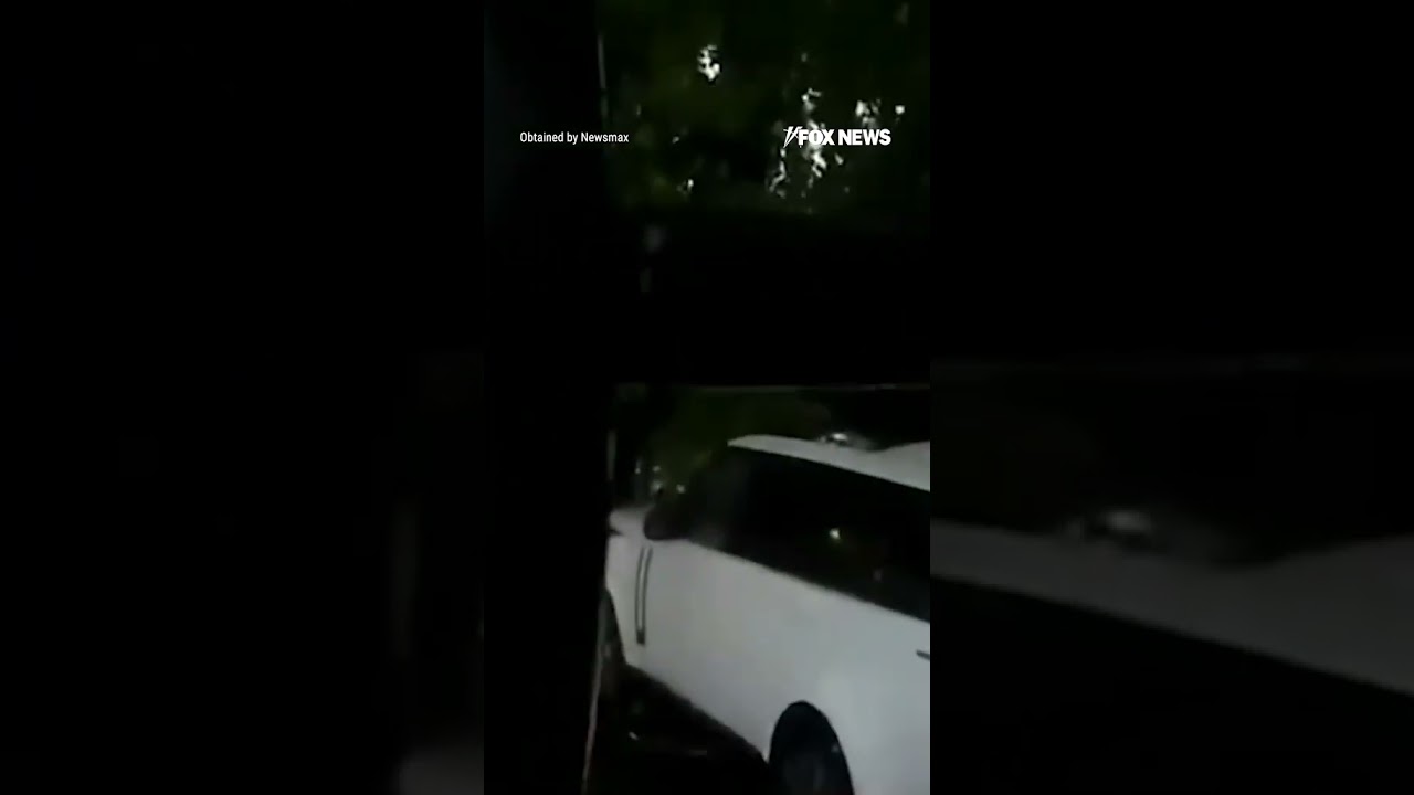 NEW: Video captures the moment Alec Baldwin crashes into tree #shorts #usnews #alecbaldwin