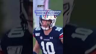 Bo Nix doesn’t mess around about the Iron Bowl 😳