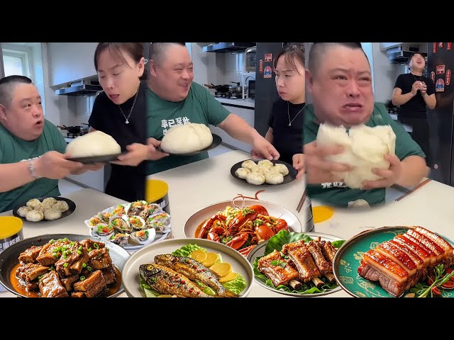 小氣老公搶走我的大包子，等我吃飽，他才發現只有麵粉氣哭了【胖嫂美食】