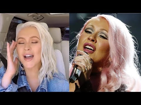 Christina Aguilera: Relaxed VS Nervous