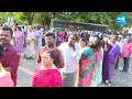 పోలింగ్ బూత్ వద్ద సరైన భద్రతహా లేదు. | Vijayasai Reddy About Security At Booth | @SakshiTV  - 04:11 min - News - Video