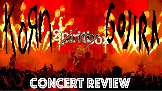 Concert Review: KORN, GOJIRA, SPIRITBOX (St. Paul, MN 2024)