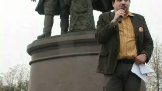 Волков Л. с предложением к москвичам, митинг, 25.09.2010