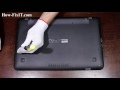 Asus X751 disassembly and battery replace, как разобрать и поменять батарею ноутбука