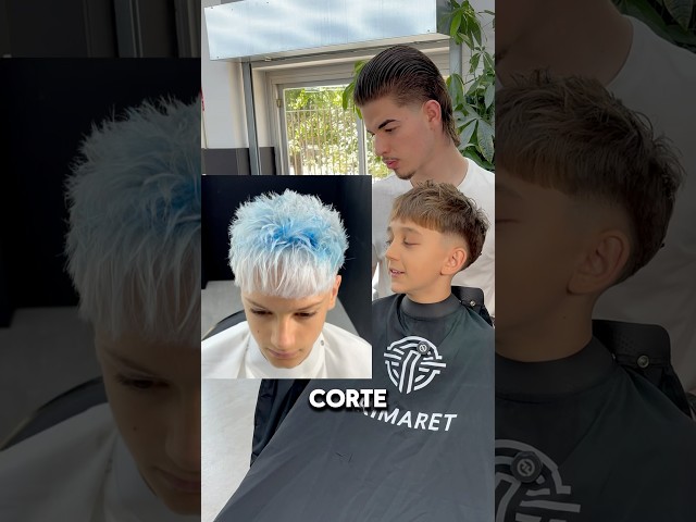 Blanco con raíz azul🤍🩵