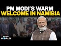 PM Modi Latest News Today | PM Modi Receives A Vibrant Welcome In Windhoek, Namibia