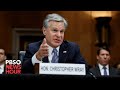 WATCH LIVE: FBI director testifies in Senate hearing as bureau headquarters investigation launched