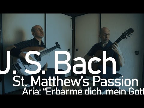 Paul N Dorosh - J.S. Bach, St. Matthew Passion BWV244, Aria: Erbarme dich, mein Gott - oud & guitar