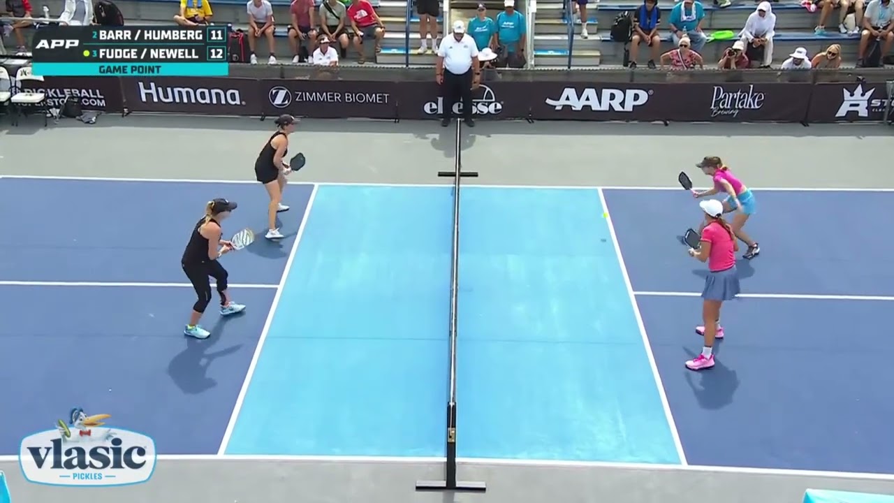 Barr/Humberg v Fudge/Newell | Game Point | APP Tour | Women's Pro Doubles | Pickleball