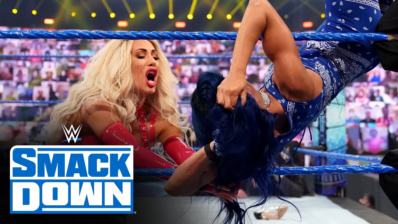 Video SmackDown 1120 Carmella Attacks Sasha Banks During Asuka