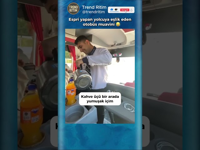 Otobüste Muavin İle Şakalaşan Adam 🤣😁