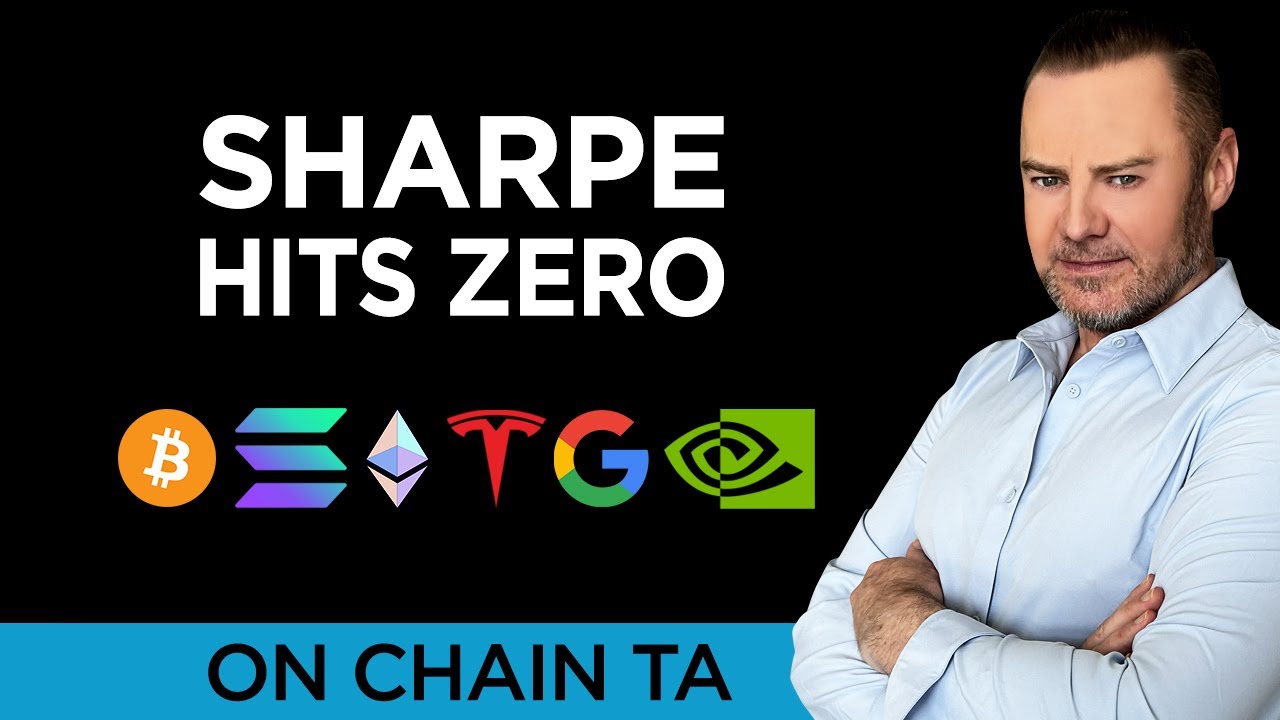 🧠 Bitcoin’s Sharpe Ratio Hits ZERO — The Last Time This Happened = ??? 🔍📊