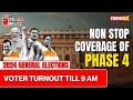 Voter Turnout Till 9 AM | Non Stop Coverage | 2024 General Elections | NewsX