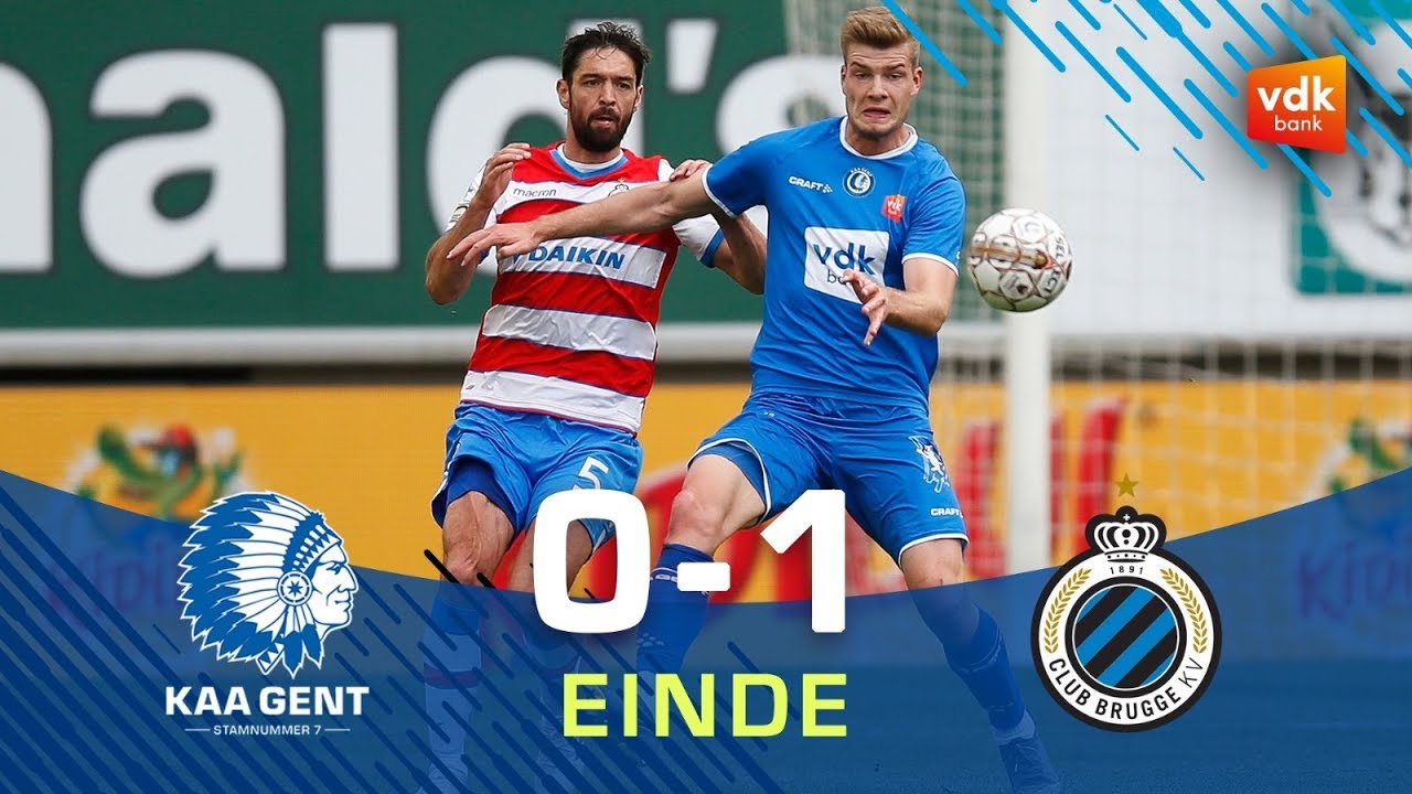 KAA GENT - Club Brugge: 0-1 (PO1)