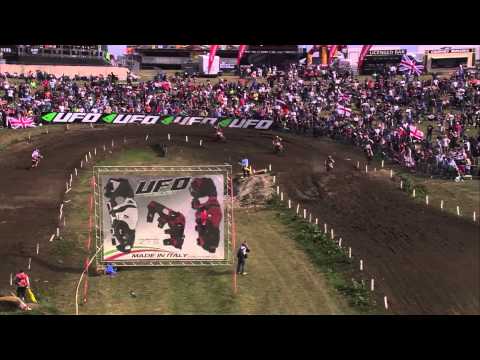 MXGP of Great Britain 2013 - Coldenhoff overtakes Tixier - Motocross 