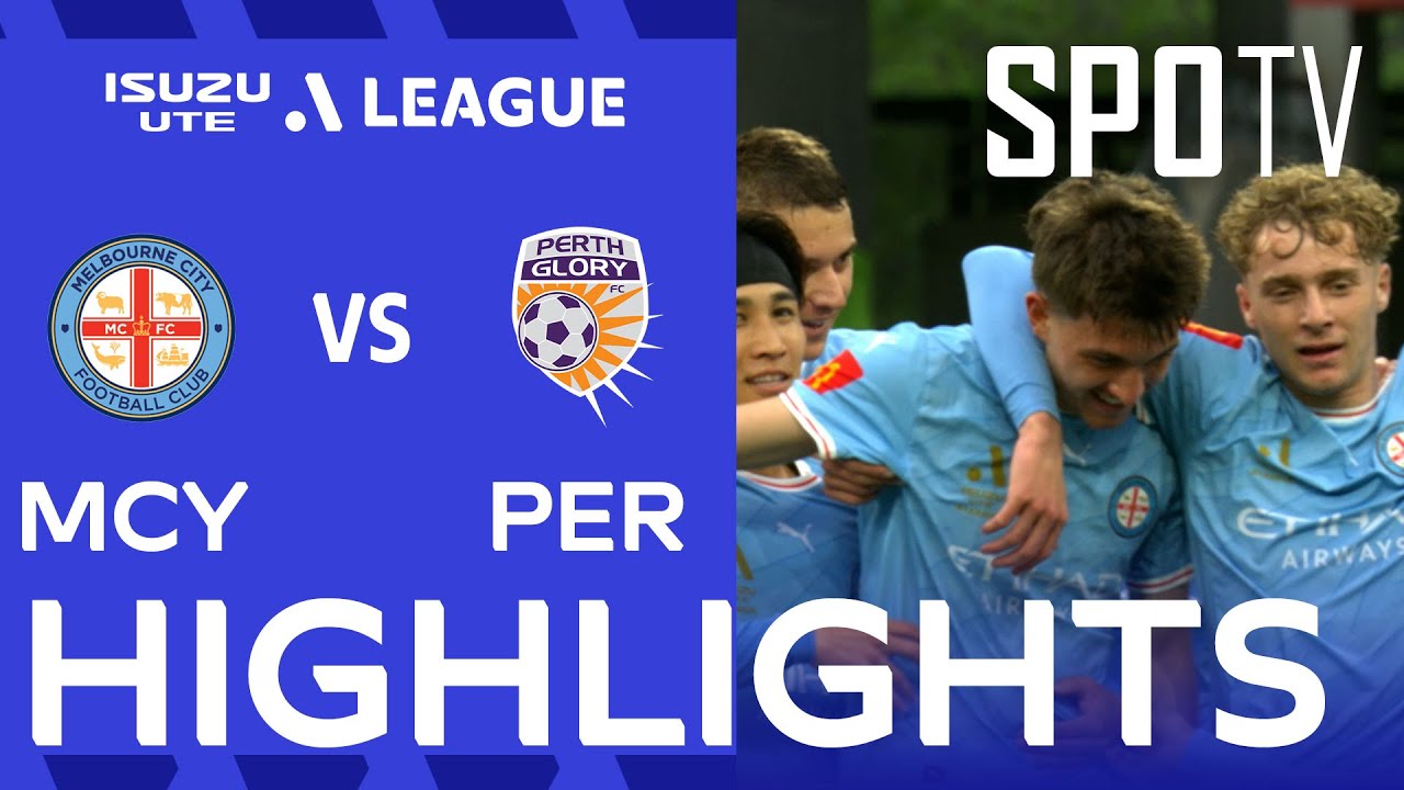 Highlights - Melbourne City vs Perth Glory | MW 2 | A-League 2025-26