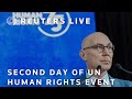 LIVE: The second day of the UN human rights event in Geneva