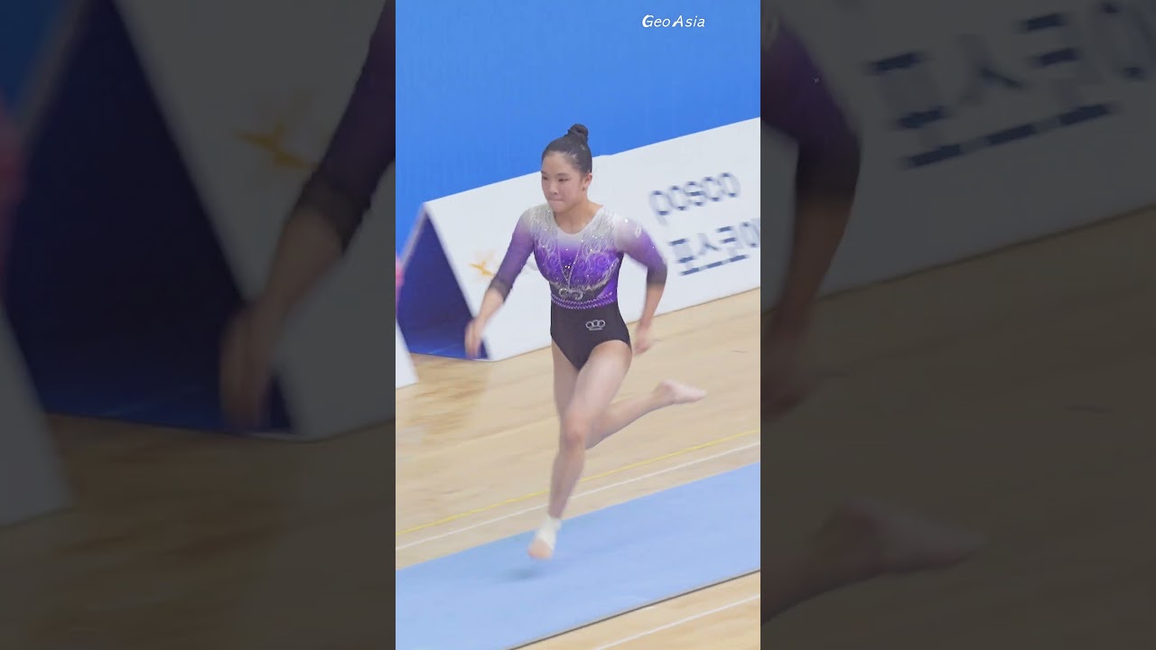 "기계체조 국가대표 선발전 여자 도마" 송채연(광주체중) #artisticgymnastics #송채연 #여자기계체조 #gymnastics #shorts