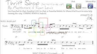 All comments on "Thrift Shop" Macklemore & Ryan Lewis - Piano Sheet