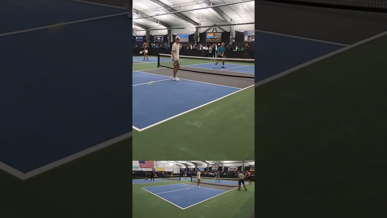 Clayton Powell / Aidan Schenk VS James Hagen / Samuel Koo Semi Finals (1) #shorts #pickleball