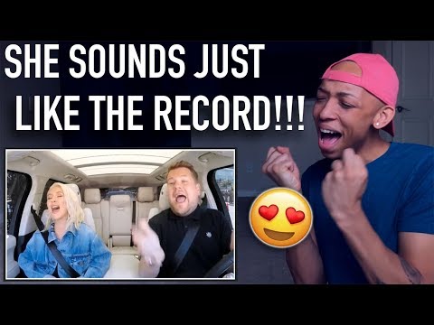 Reacting to Carpool Karaoke BONUS: Christina Aguilera's 'Fall In Line'