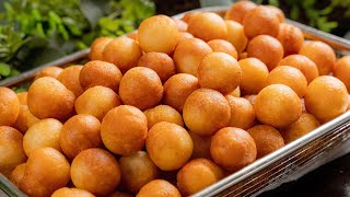 Bánh khoai chiên giòn đơn giản ngon hơn Bánh Khoai Mỡ ăn vặt ngày mưa rất cuốn | Ball cake recipes