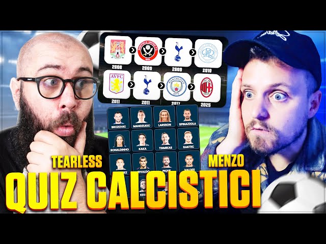 TEARLESS RAPTOR E MENZO RISOLVONO NUOVI *DIFFICILI* QUIZ CALCISTICI!!