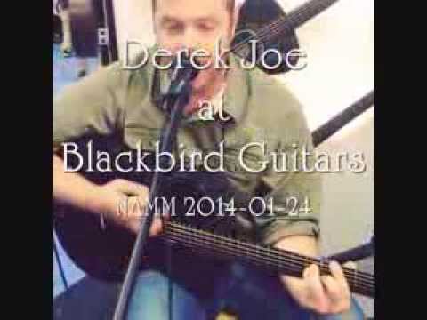 NEW DISCOVERY: Derek Joe - Hot Blood - NAMM 2014-01-24 at Blackbird Guitars booth performing demo