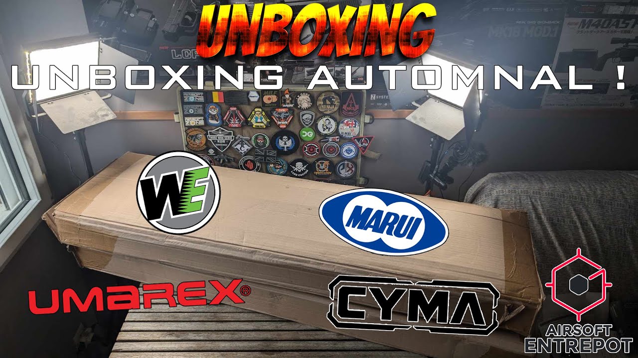 UNBOXING AIRSOFT - UNBOXING AUTOMNAL ! 💥 Feat Le Stagiaire (Airsoft Entrepot) [FR]