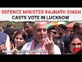 Lucknow Latest News | Defence Minister Rajnath Singh Casts Vote In Lucknow