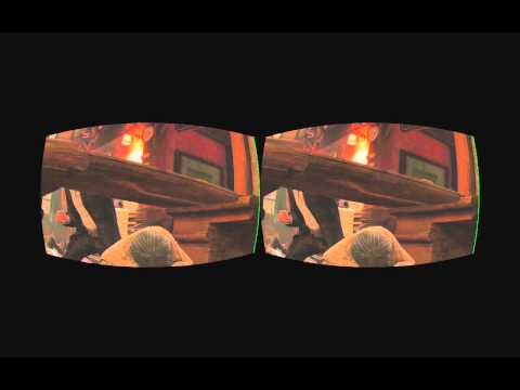 PS3 Uncharted 3 stereoscopic 3D realtime rifted for Oculus Rift