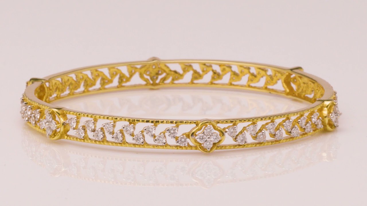 Clover Diamond Bangles