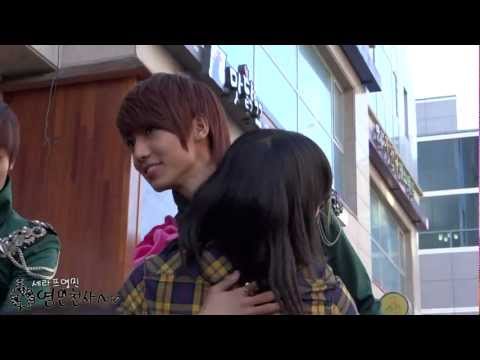 121118 BOYFRIEND 인기가요 허그 이벤트(영민)