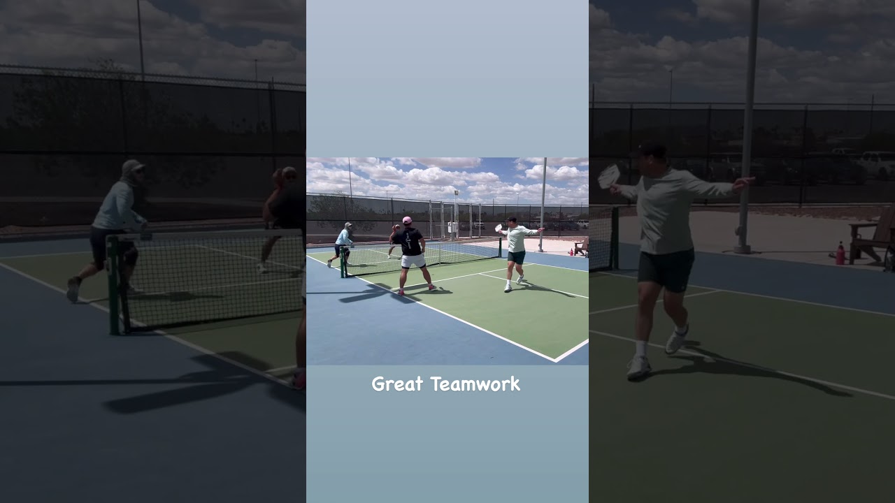 Great teamwork #pickleball #Highlights #Sports #Fun #action