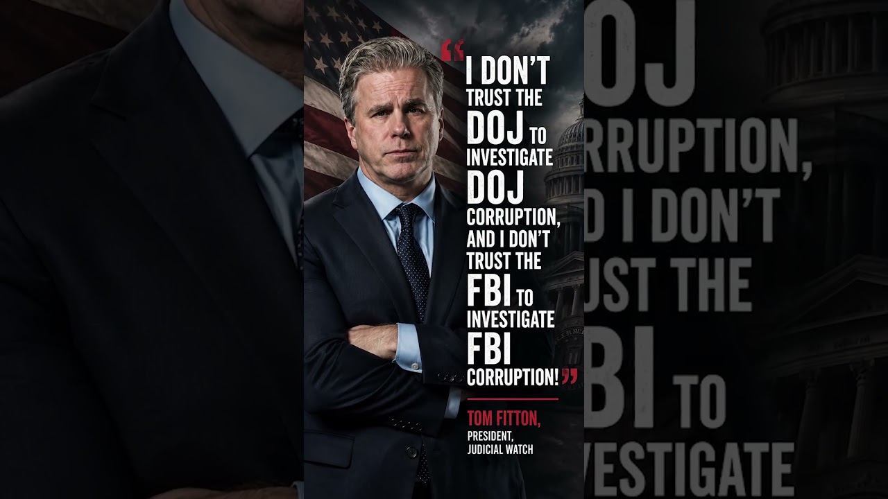 FITTON: I Don't Trust the DOJ or FBI!