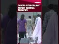 Rajkot Airport | Canopy Outside Rajkot Airport Terminal Collapses Amid Heavy Rain  - 00:40 min - News - Video