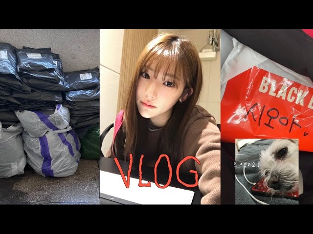 VLOG. 휴학하고 일단 질러버린 블로그마켓 준비 브이로그 | 첫 동대문 사입 | 시험기간 아닌 생일보내기 🎂