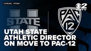 FULL VIDEO: Utah State athletics director talks about Aggies' move to Pac-12