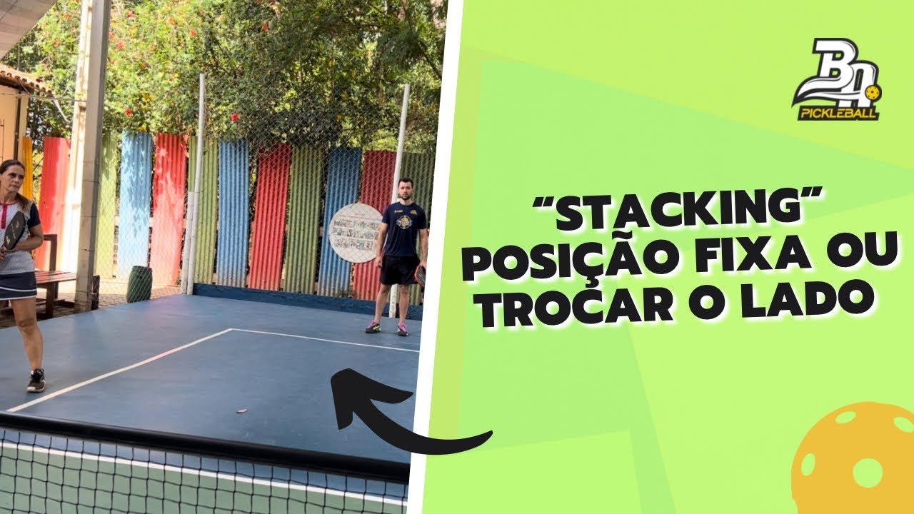 PICKLEBALL ”STACKING” POSIÇÃO FIXA OU TROCAR DE LADO #pickleball #pickleballislife #bapickleball